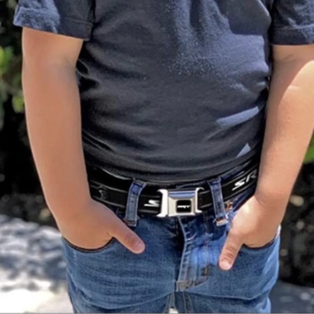 Buckle Down Kids Dodger SRT HellCat Logo Belt NWT